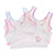 Pack Of 3 - Cotton Bra Vest For Girls Steel-Free Bra Non Padded Cartoon Vest Tank