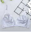 Floral Non-Padded Wirefree Cotton Bra