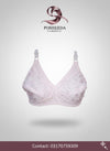 Soft Multicolor Embroidered Women Bra