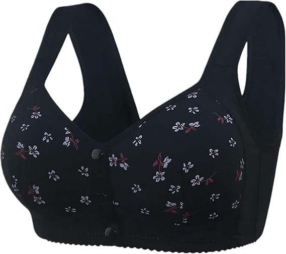 Daisy Front Closure Cotton Bra