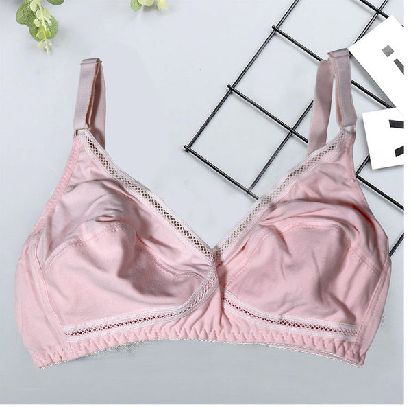 Floral Non-Padded Wirefree Cotton Bra