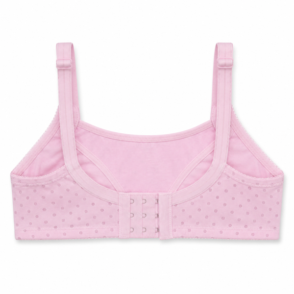 Dual-Opening Cotton Nursing Bra
