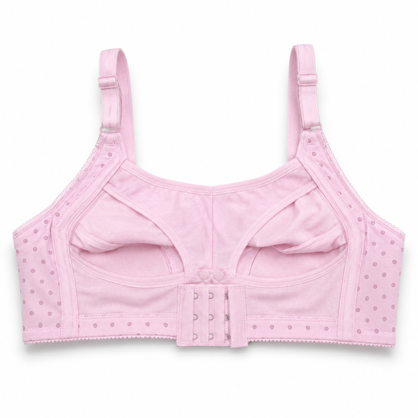 Dual-Opening Cotton Nursing Bra