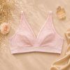 Premium Floral Comfort Bra – Soft Support & Elegant Style