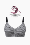 ✨ Premium Comfort Striped Bra – Everyday Perfect Fit ✨