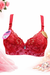 Embroidered Padded Support Bra