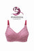 Premium Cotton Striped Wireless Comfort Bra