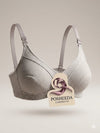 Premium Cotton Striped Wireless Comfort Bra