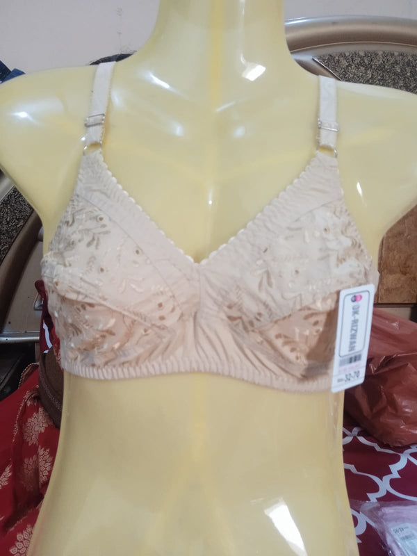 Soft Multicolor Embroidered Women Bra