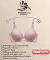Premium Padded Floral Bra – Soft & Comfortable | Daily Wear | All Sizes Available